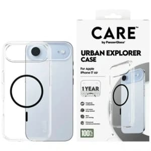 CARE by PanzerGlass Flagship Urban Explorer w. Black MagSafe Apple iPhone Air clear