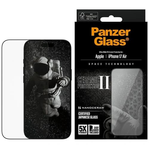 PanzerGlass Ceramic II Ultra-Wide Fit EasyAligner Apple iPhone Air
