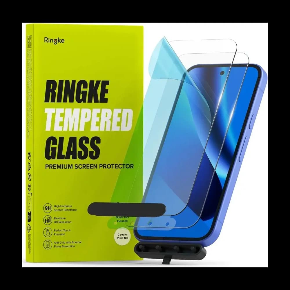 Ringke Tempered Glass Google Pixel 10a Transparent [2 PACHET]
 - 1