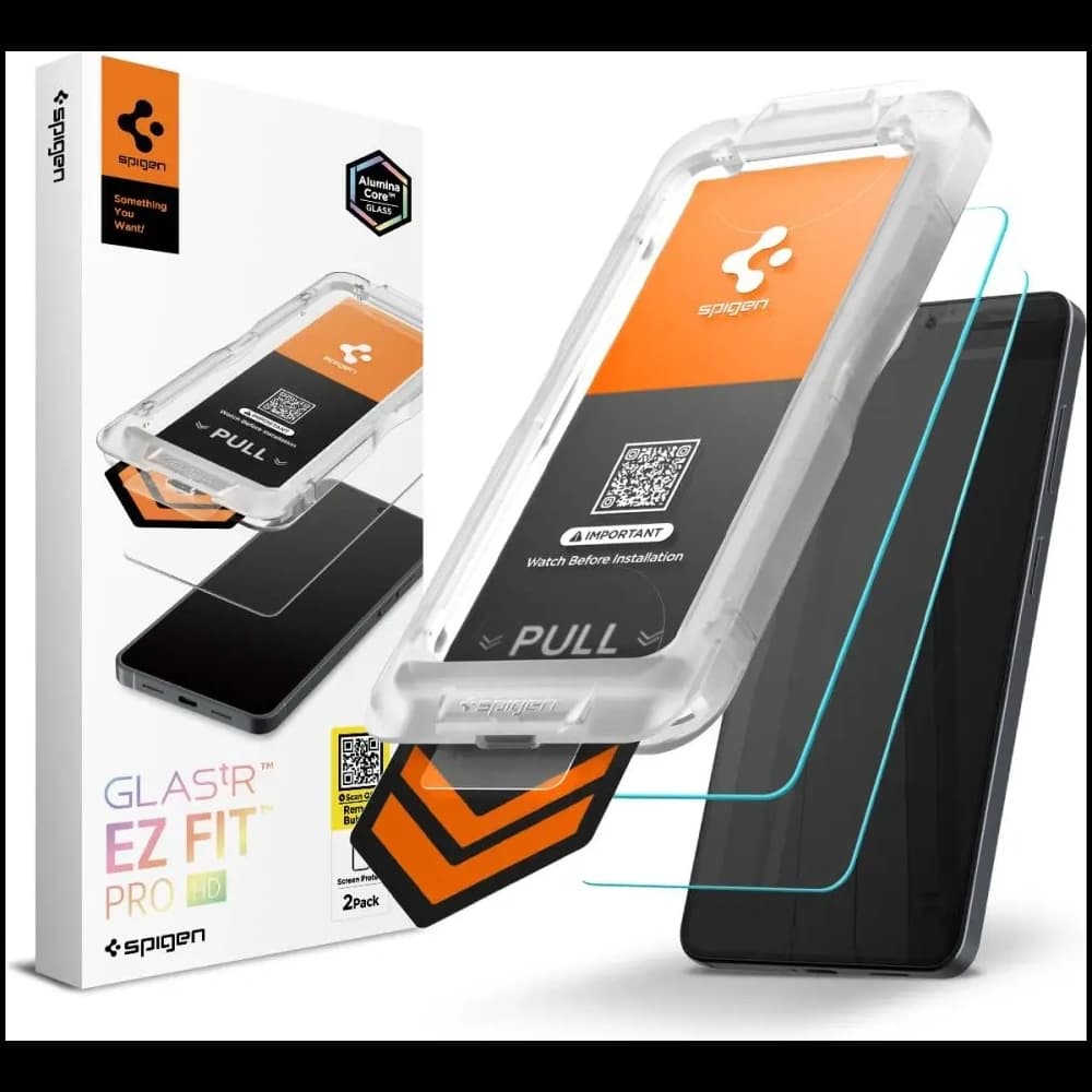 Spigen Glas.tr EZ Fit Pro AluminaCore HD Samsung Galaxy S26+ Plus čirý [2 BALENÍ]
 - 1