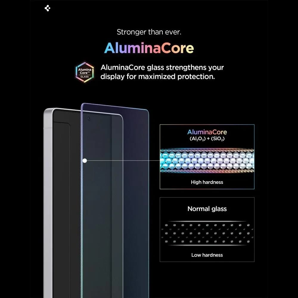 Spigen Glas.tr EZ Fit Pro AluminaCore HD Samsung Galaxy S26+ Plus čirý [2 BALENÍ]
 - 9