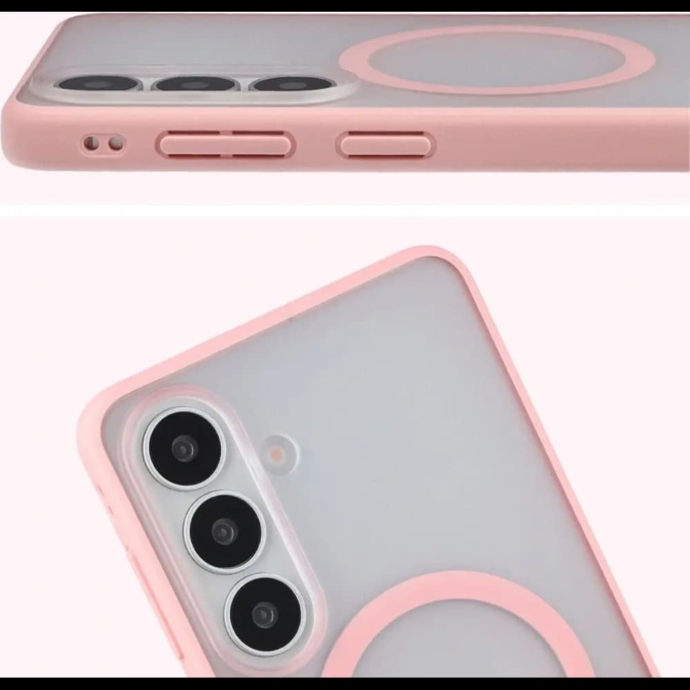 Bizon MatteO Magnetic Pack Samsung Galaxy S26+ Plus, smoky light pink - 5