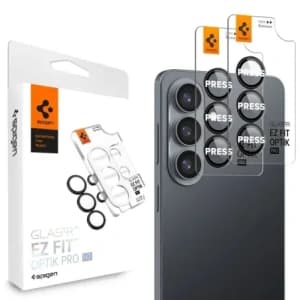 Spigen Optik Pro HD Glas.tr ez Fit Kamera Schutz Samsung Galaxy S26+ Plus Schwarz [2 PACK]
