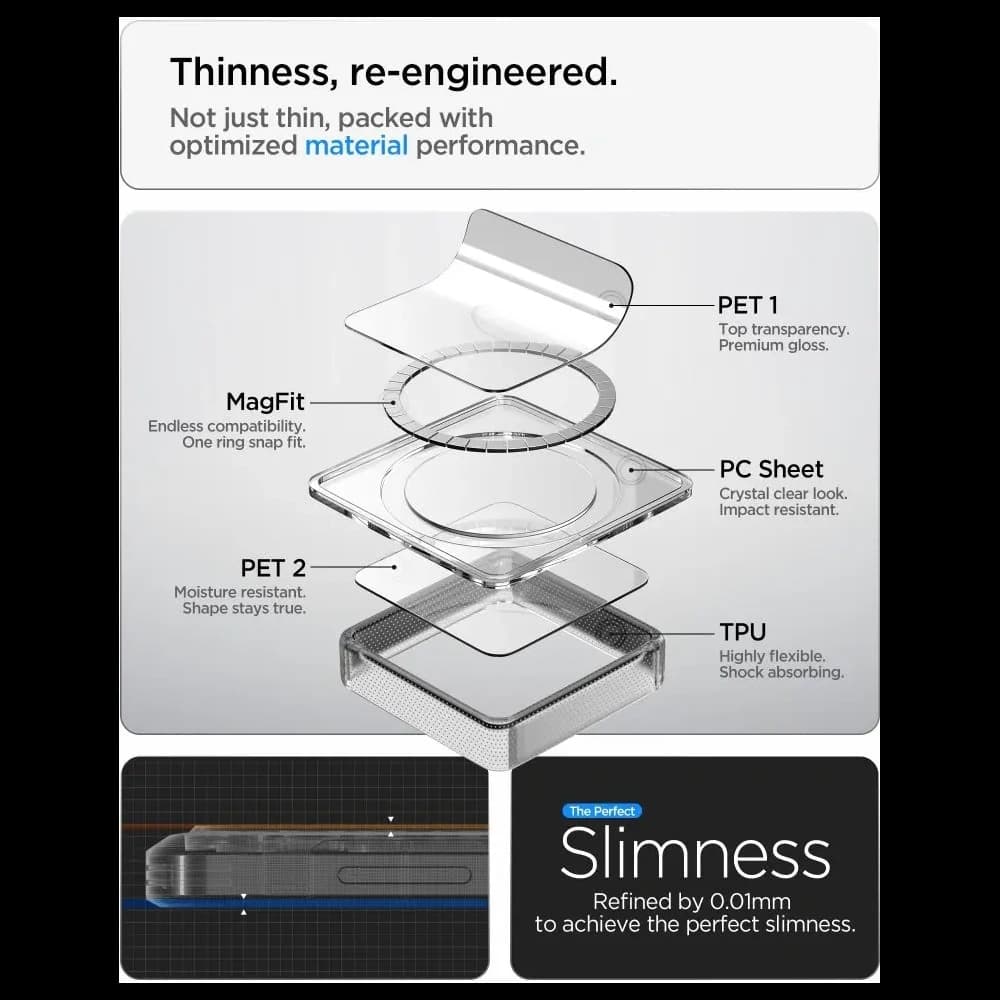 Spigen Ultra Hybrid Mag MagSafe Samsung Galaxy S26 čirý/bílý
 - 9