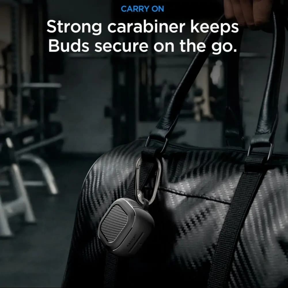 Spigen Rugged Armor Samsung Galaxy Buds 4 / 4 Pro Matte Black - 9