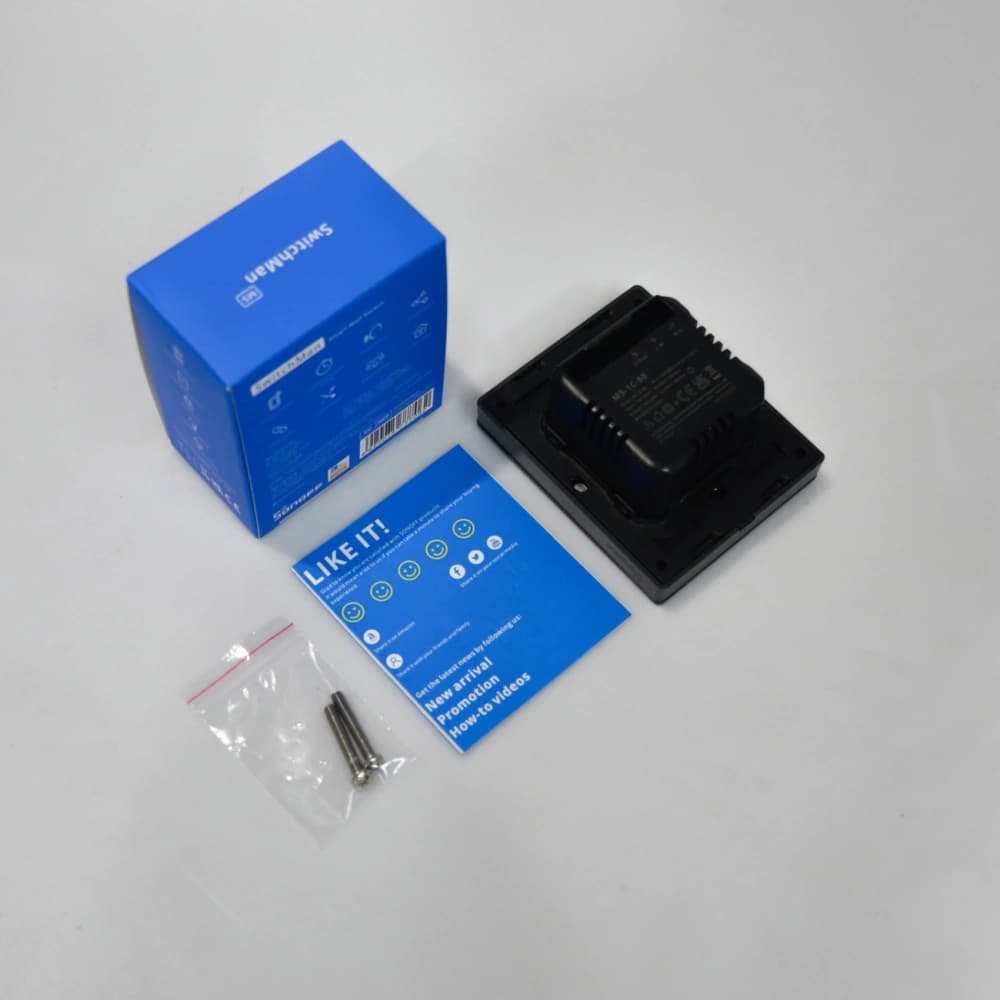 [CR] Inteligent comutator Sonoff 1-canale perete Wi-Fi negru - 5