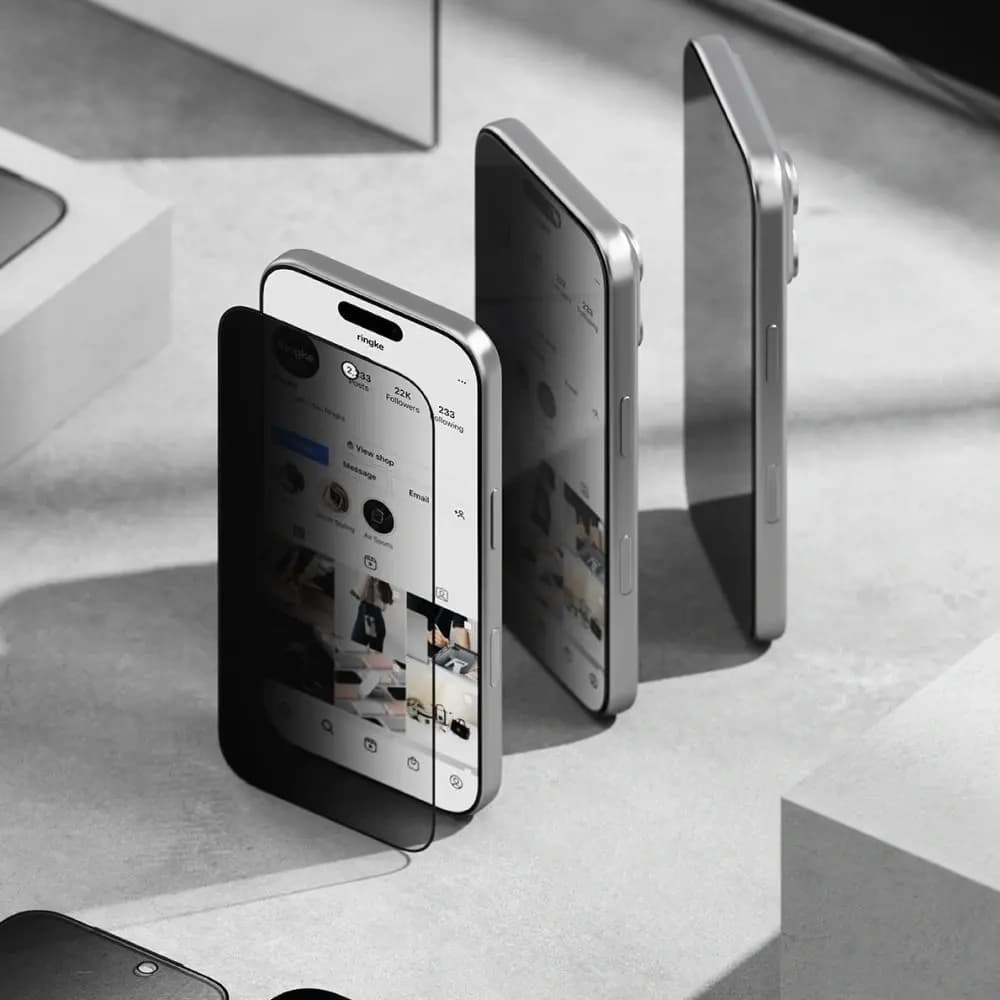 [CR] Ringke Easy Slide Apple iPhone 17 Pro Ochrana soukromí [2 BALENÍ] - 3