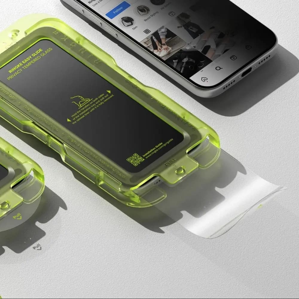 [CR] Ringke Easy Slide Apple iPhone 17 Pro Ochrana soukromí [2 BALENÍ] - 5