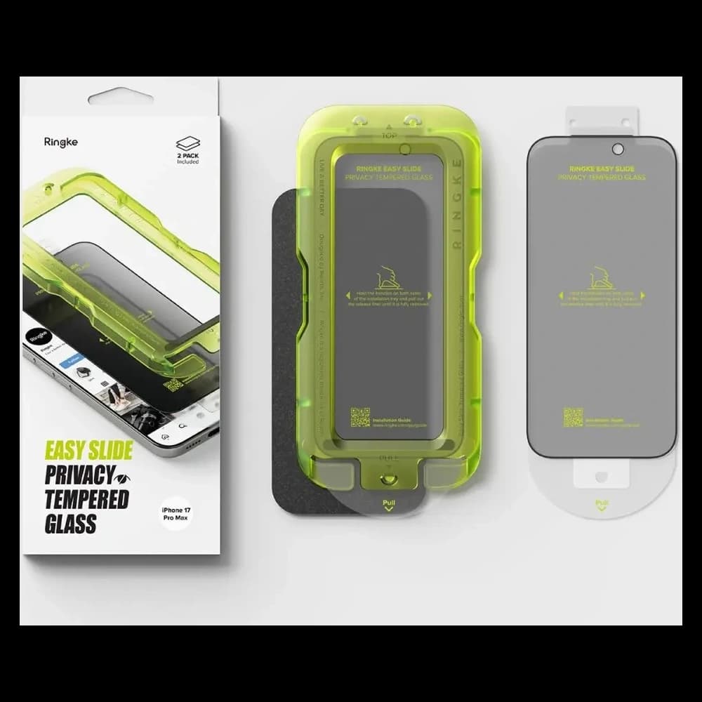 [CR] Ringke Easy Slide Apple iPhone 17 Pro Ochrana soukromí [2 BALENÍ] - 6