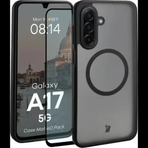 Bizon MatteO Magnetic Pack Samsung Galaxy A17 5G, füstös fekete