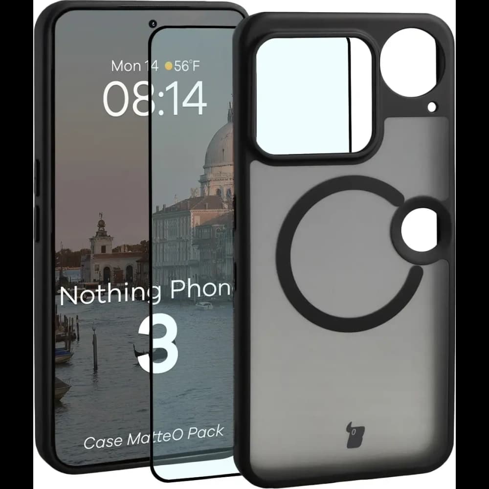 Bizon MatteO Magnetic Pack Nothing Phone (3), rauchschwarz
 - 1