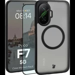 Bizon MatteO Magnetic Pack Xiaomi POCO F7, füstös fekete