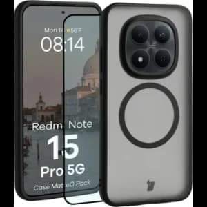 Bizon MatteO Magnetic Pack Xiaomi Redmi Note 15 Pro 5G, füstös fekete