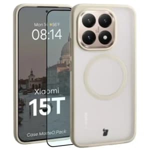 Bizon MatteO Magnetic Pack Xiaomi 15T, füstös bézs