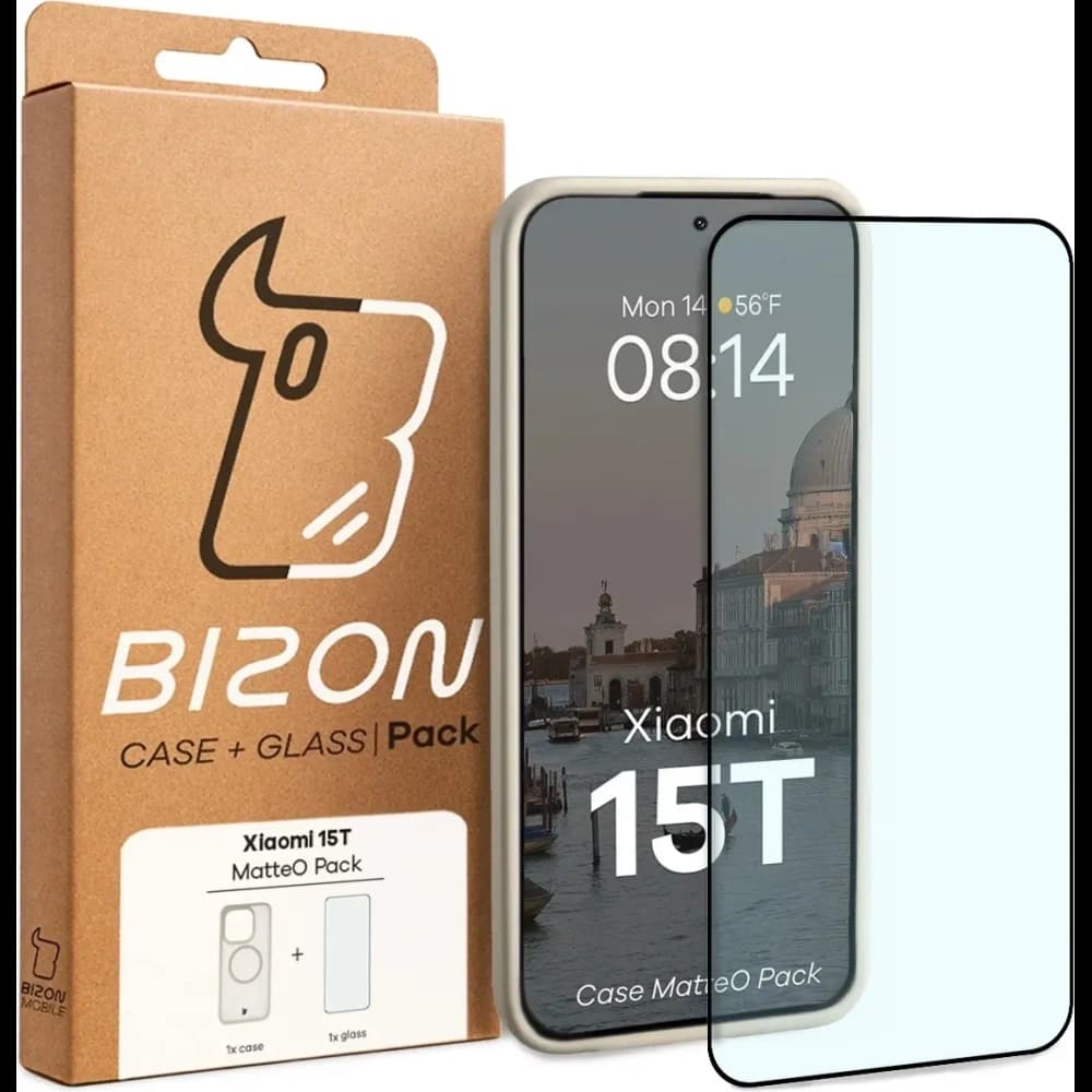 Bizon MatteO Magnetic Pack Xiaomi 15T, füstös bézs - 9
