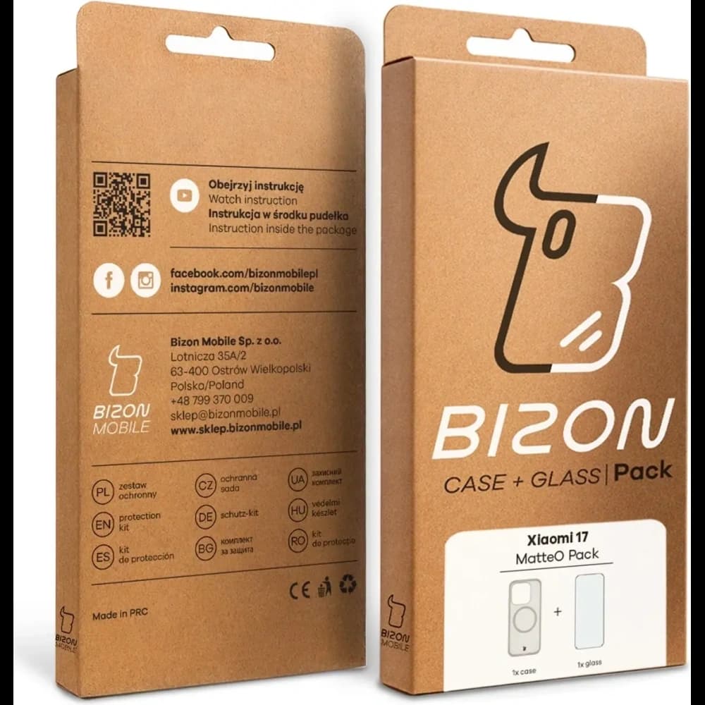 Bizon MatteO Magnetic Pack Xiaomi 17, füstös bézs - 10