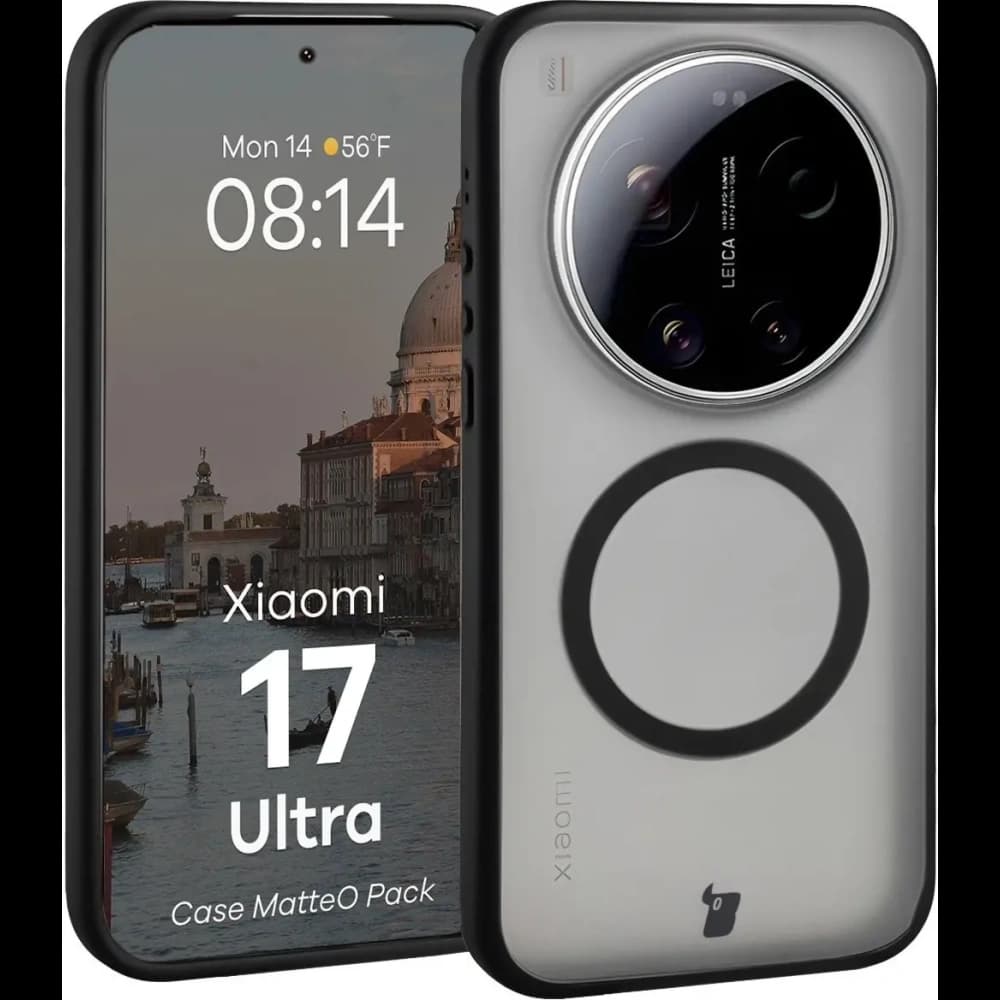 Bizon MatteO Magnetic Pack Xiaomi 17 Ultra, smoky black - 3