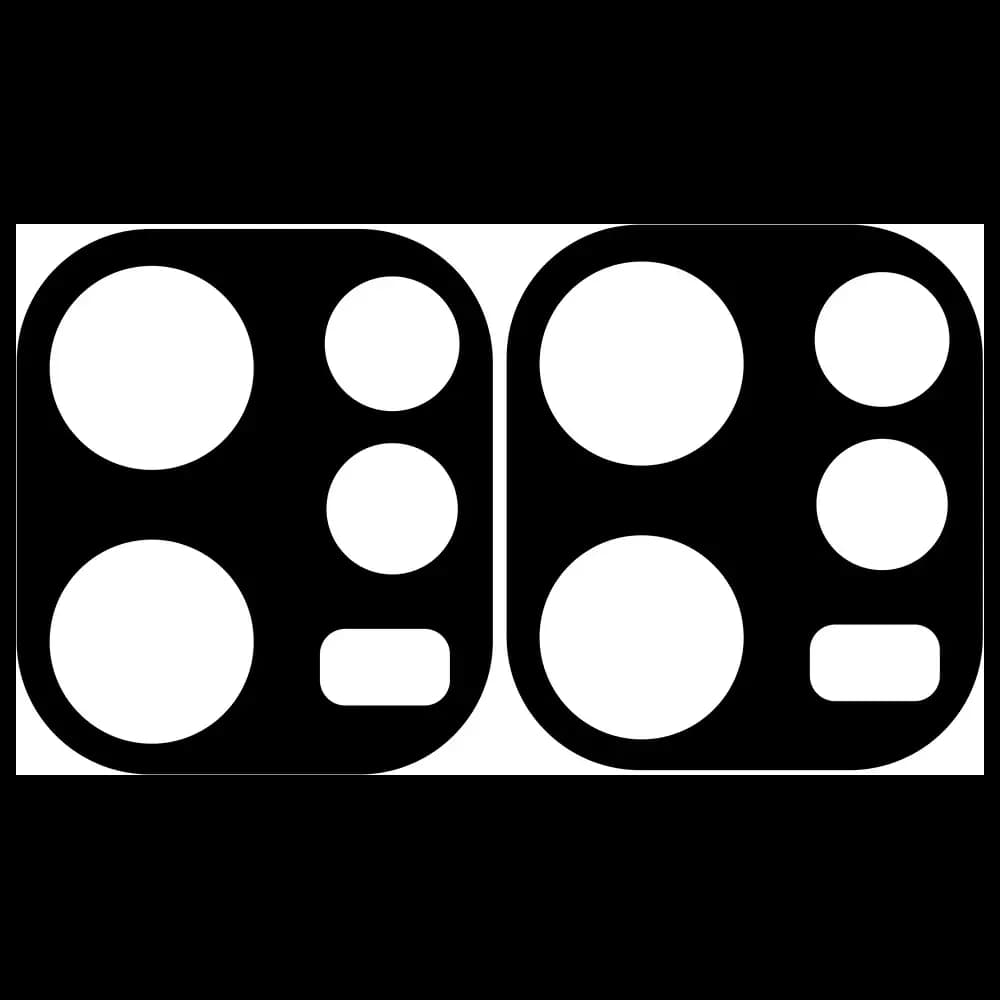 Bizon Glass Lens Oppo Reno 15 F / FS [2 PACK] - 3