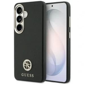 Guess Strass Rundes Logo MagSafe Samsung Galaxy S26+ Plus schwarz
