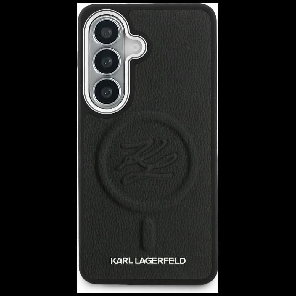 Karl Lagerfeld Prägung Ring Initialen MagSafe Samsung Galaxy S26 schwarz
 - 3