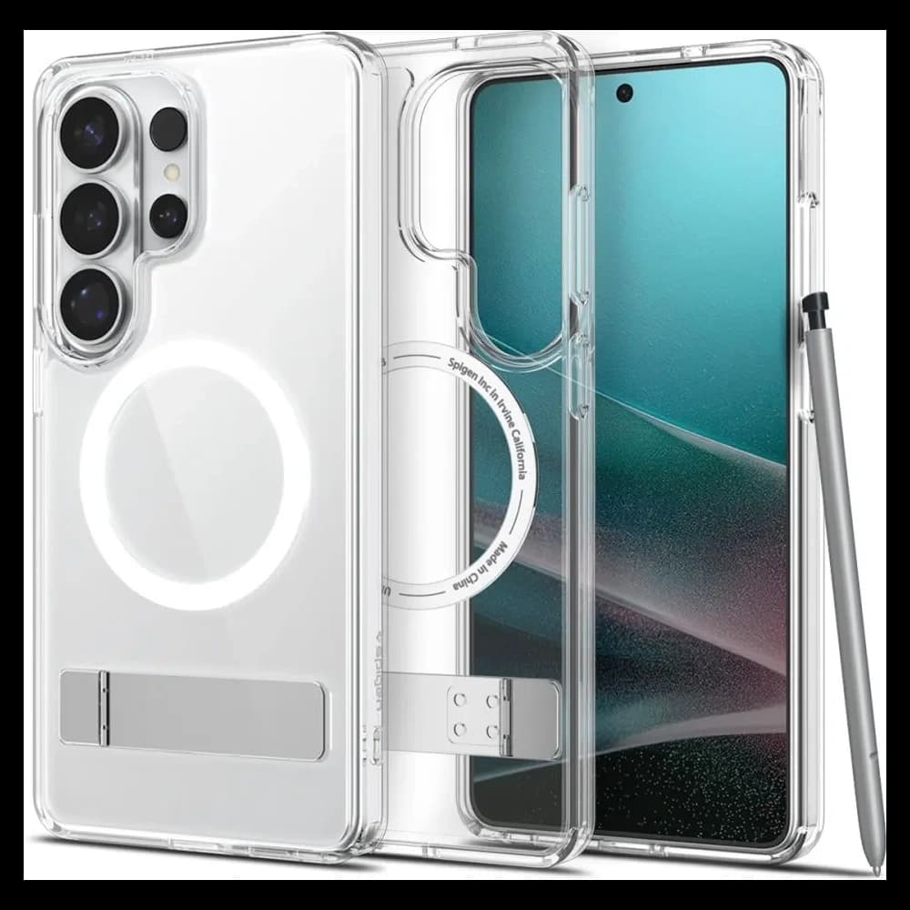 Spigen Ultra Hybrid S Mag MagSafe Samsung Galaxy S26 Ultra Klar/weiß
 - 1