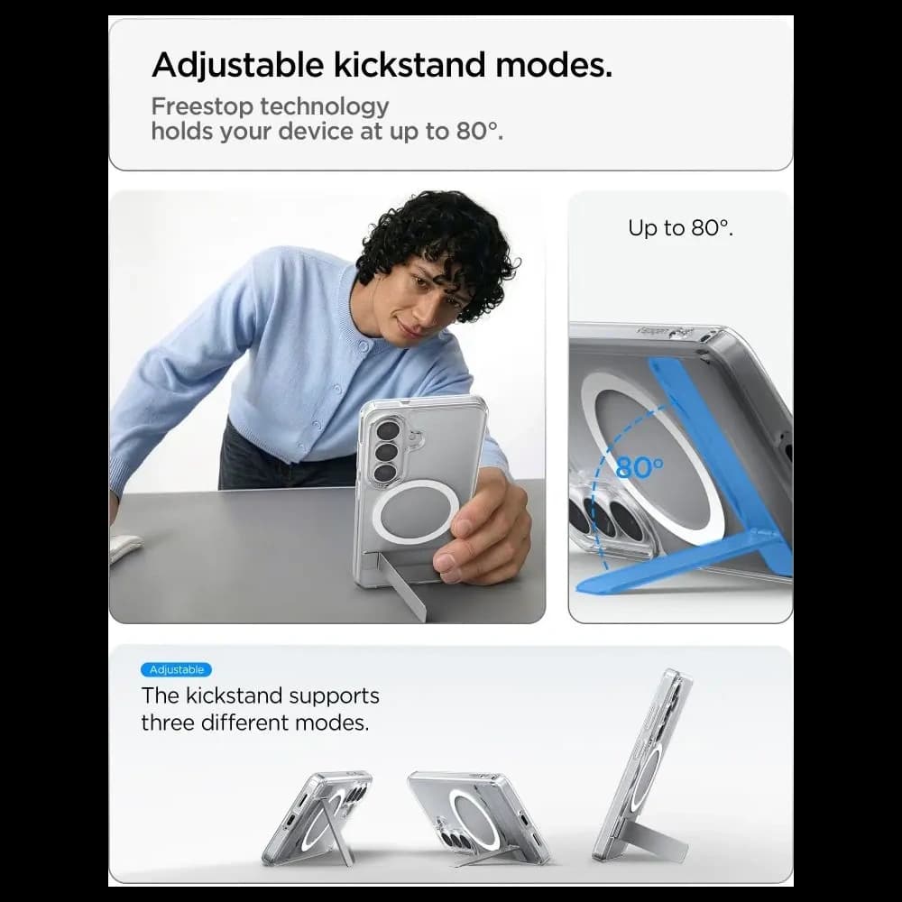 Spigen Ultra Hybrid S Mag MagSafe Samsung Galaxy S26+ Plus Klar/weiß
 - 7