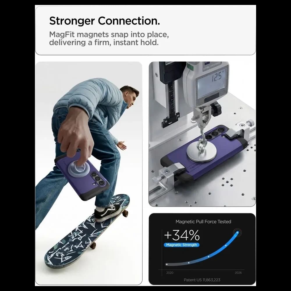 Spigen Tough Armor Mag MagSafe Samsung Galaxy S26+ Plus Ash Violet - 7