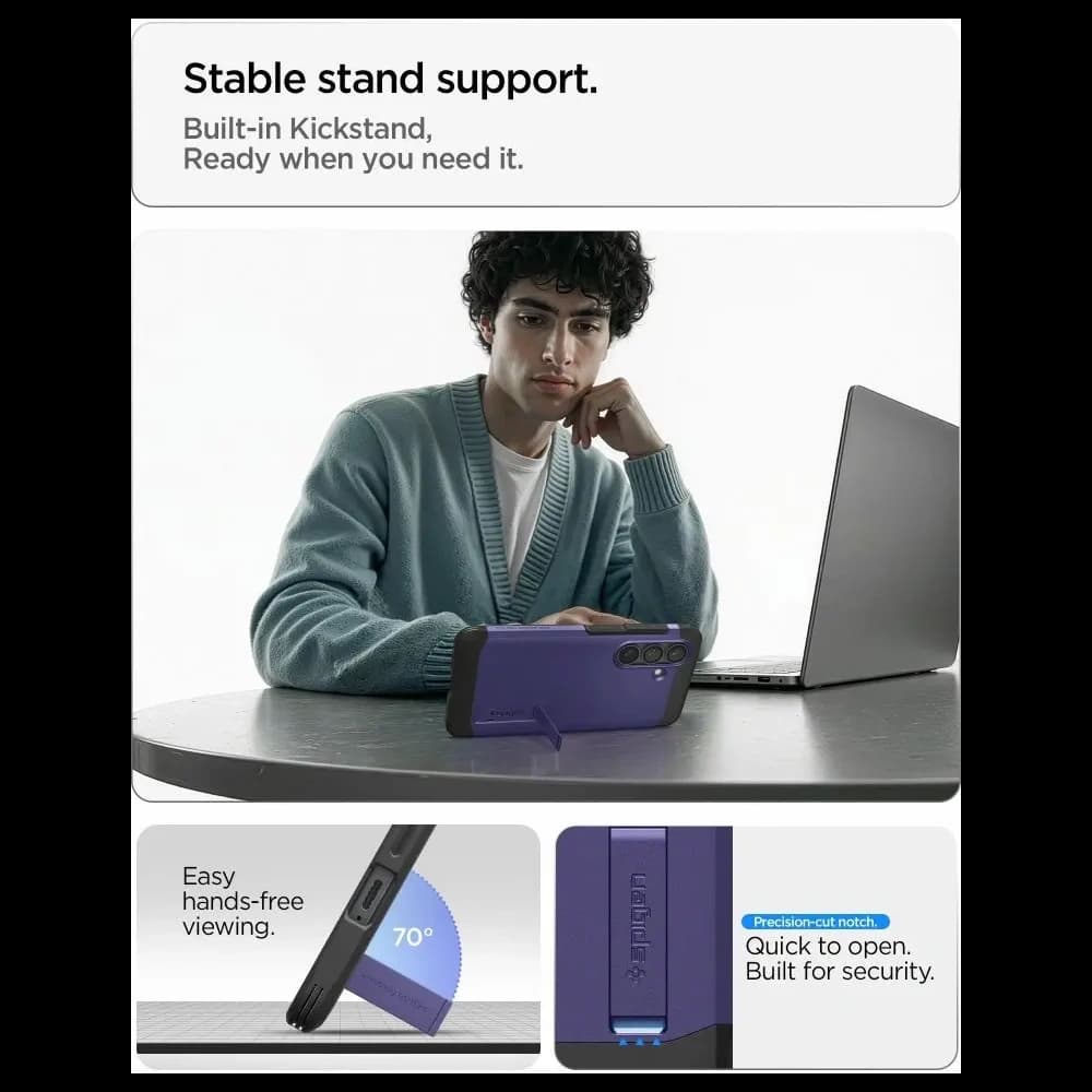 Spigen Tough Armor Mag MagSafe Samsung Galaxy S26+ Plus Ash Violet - 9