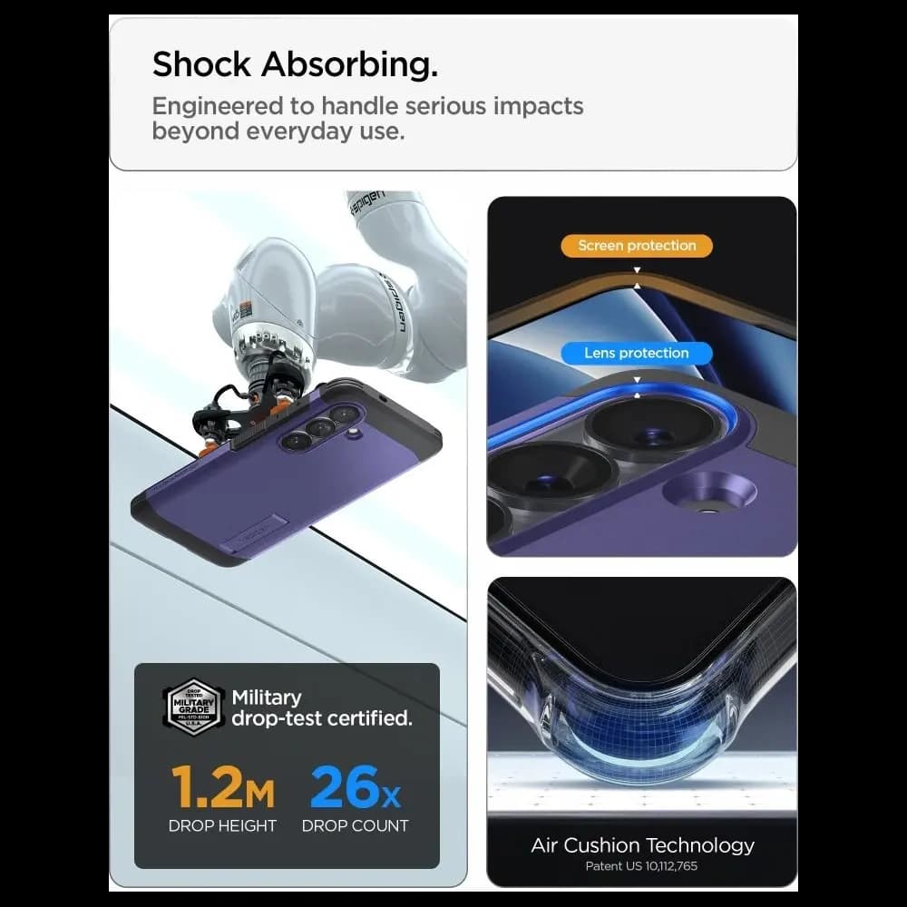 Spigen Tough Armor Mag MagSafe Samsung Galaxy S26+ Plus Ash Violet - 10