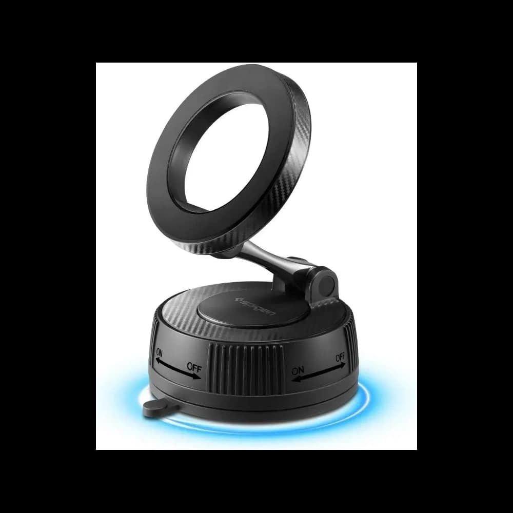 Spigen MFT36 Vacuumlock Magnetic MagSafe Dashboard Car Mount Černý - 2