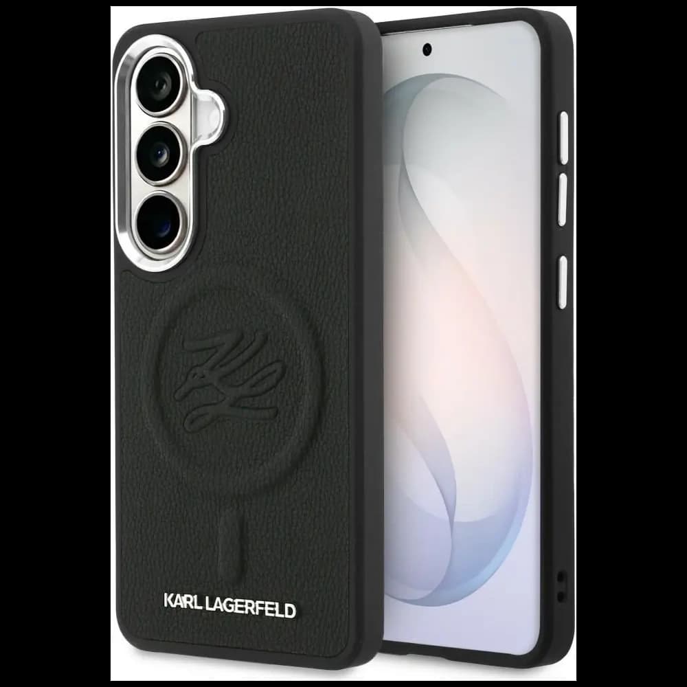 Karl Lagerfeld Embossed Ring Initials MagSafe Samsung Galaxy S26+ Plus negru - 1
