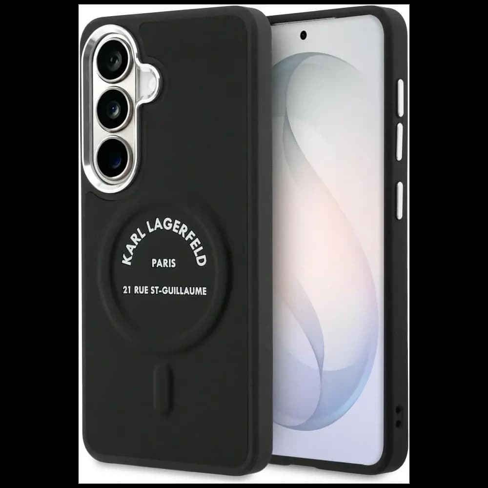 Karl Lagerfeld Prägung Ring RSG Logo MagSafe Samsung Galaxy S26 schwarz
 - 1