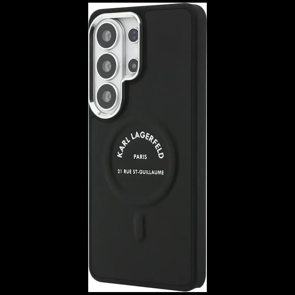 Karl Lagerfeld Embossed Ring RSG Logo MagSafe Samsung Galaxy S26 Ultra černý - 2