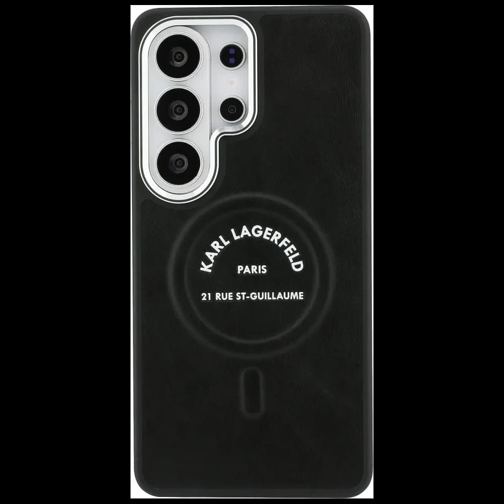 Karl Lagerfeld Embossed Ring RSG Logo MagSafe Samsung Galaxy S26 Ultra černý - 3