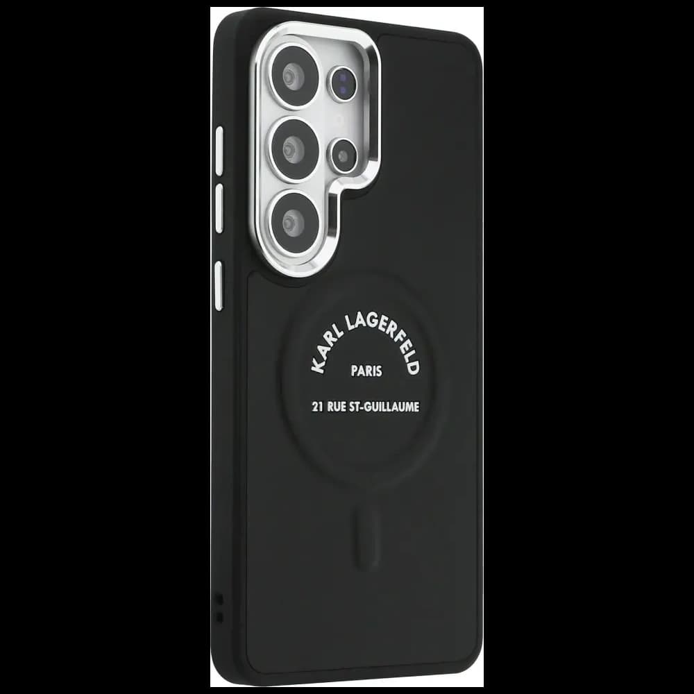 Karl Lagerfeld Embossed Ring RSG Logo MagSafe Samsung Galaxy S26 Ultra černý - 4