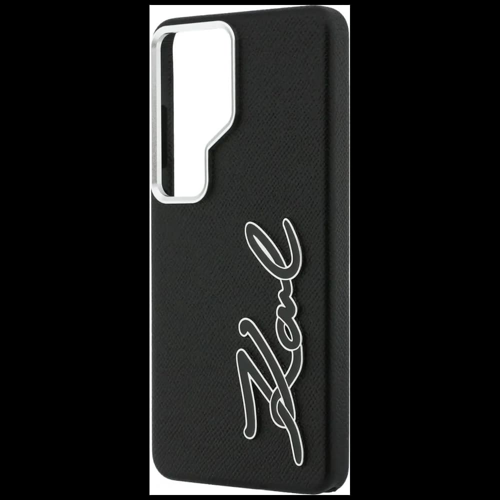 Karl Lagerfeld Geprägtes Signatur Metallharz Logo Samsung Galaxy S26 Ultra schwarz
 - 6