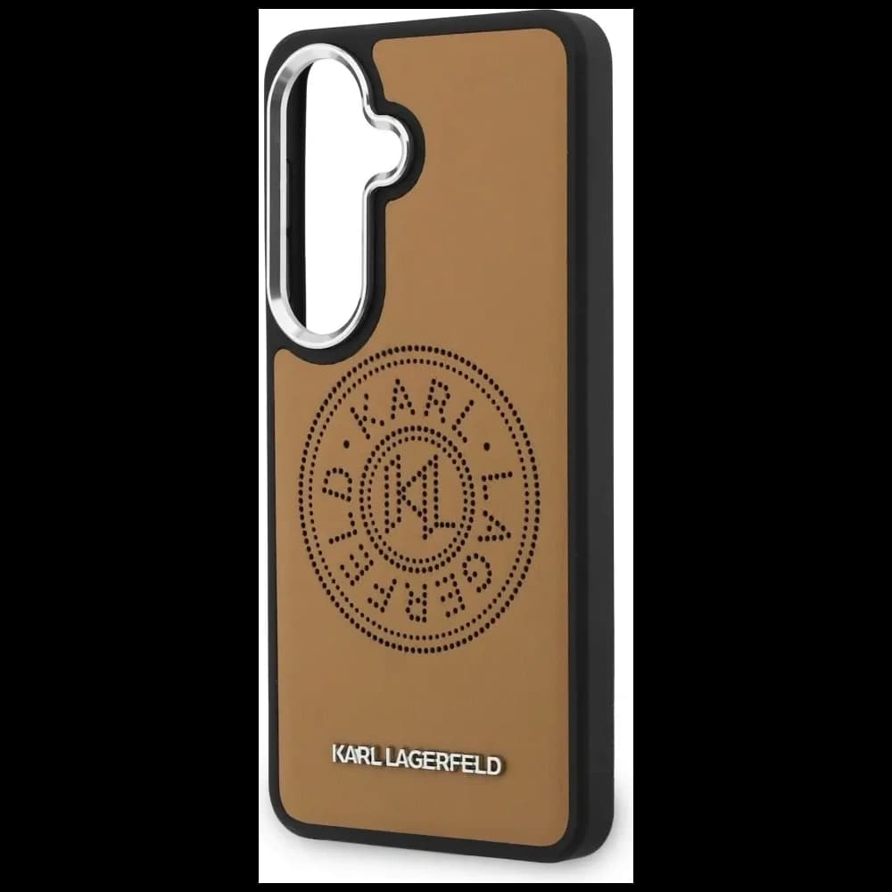 Karl Lagerfeld Perforated KL MagSafe Samsung Galaxy S26+ Plus brown - 6