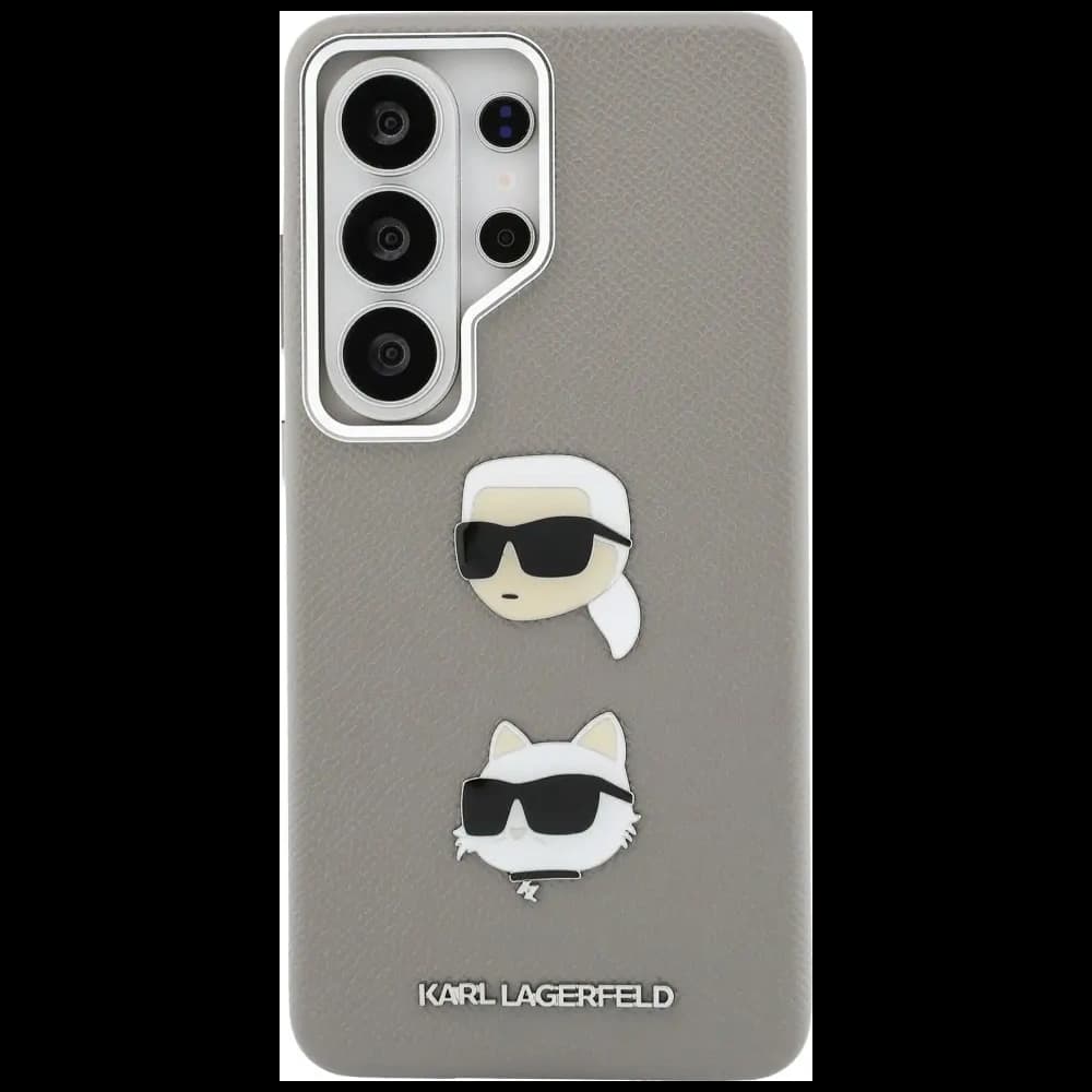Karl Lagerfeld Saffiano Double Heads Metal Samsung Galaxy S26 Ultra silver - 3