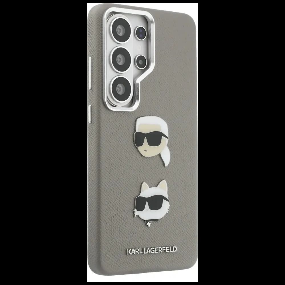 Karl Lagerfeld Saffiano Double Heads Metal Samsung Galaxy S26 Ultra silver - 4