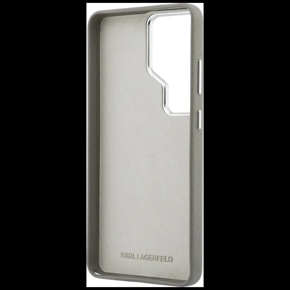 Karl Lagerfeld Saffiano Double Heads Metal Samsung Galaxy S26 Ultra silver - 7