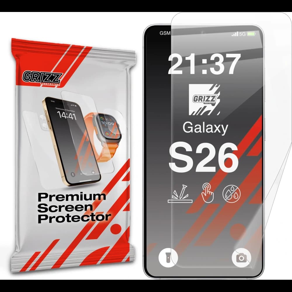 GrizzGlass CeramicFilm Samsung Galaxy S26
 - 1