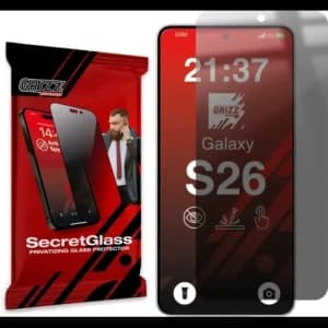 GrizzGlass SecretGlass Samsung Galaxy S26
