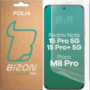 Bizon Film Hydrogel Front Xiaomi Redmi Note 15 Pro 5G / 15 Pro+ Plus 5G / POCO M8 Pro 5G