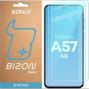 Bizon Glass Clear Duo Samsung Galaxy A57 5G [2 PACK]
