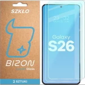 Bizon Glass Clear Duo Samsung Galaxy S26 [2 PACK]
