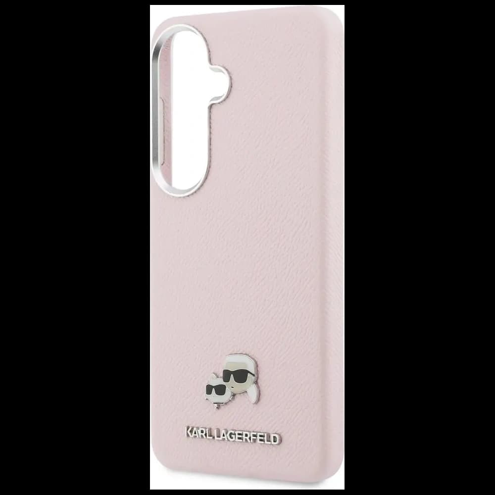 Karl Lagerfeld Saffiano KC Metal Logo MagSafe Samsung Galaxy S26+ Plus roz - 6
