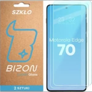 Bizon Glass Clear Duo Motorola Edge 70 [2 PACK]

