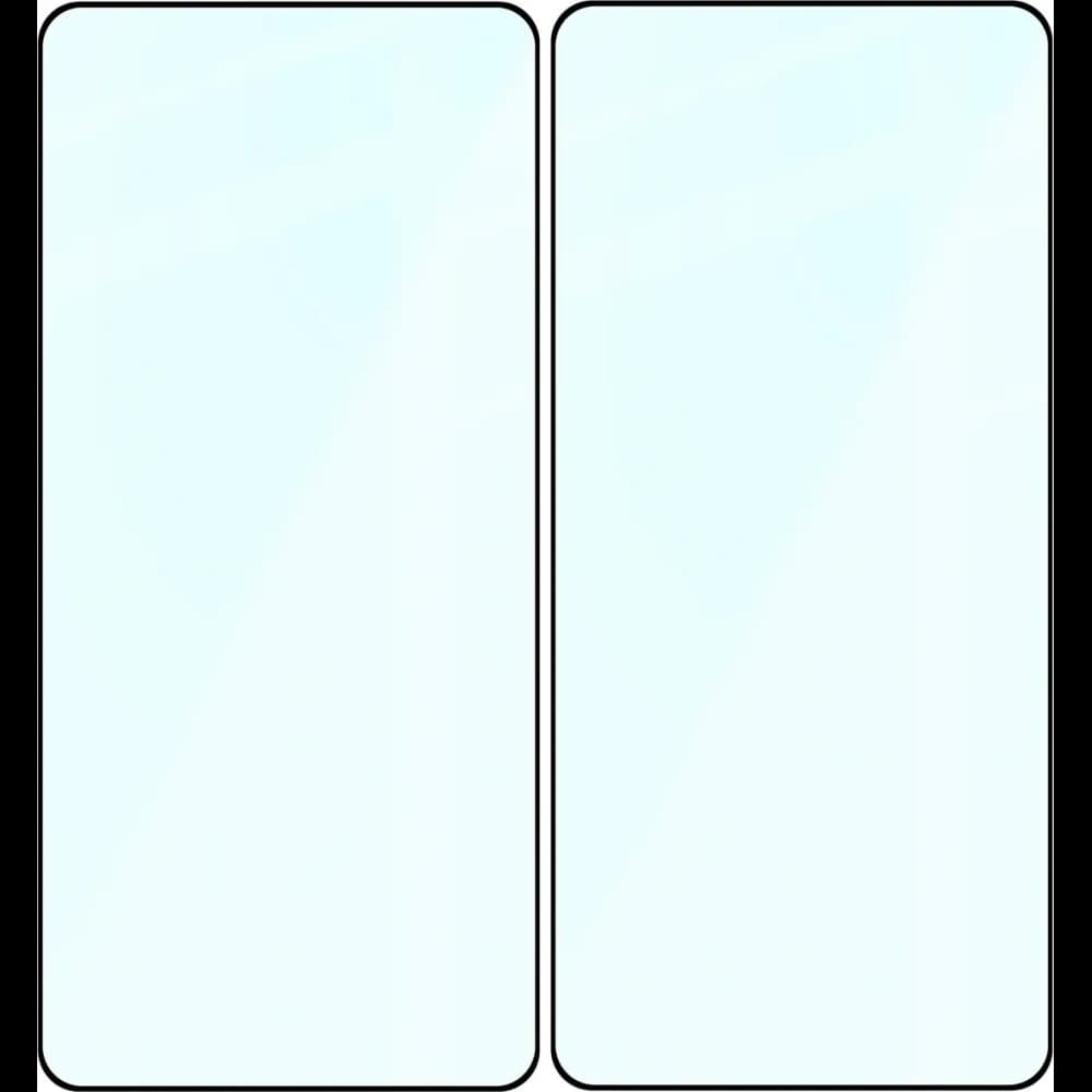Szkło hartowane Bizon Glass Edge Duo do Samsung Galaxy S26, czarna ramka [2 PACK] - 4
