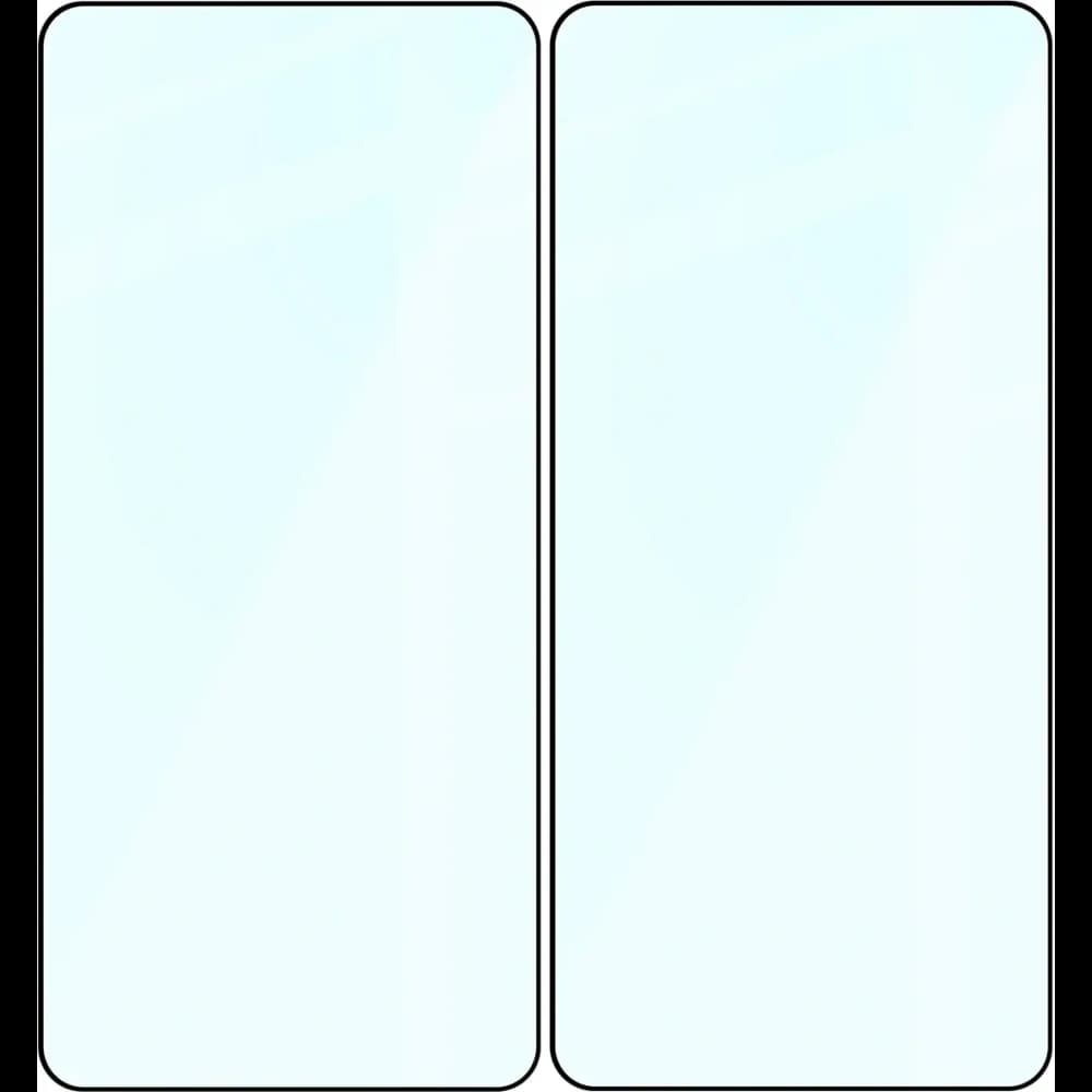 Szkło hartowane Bizon Glass Edge Duo do Samsung Galaxy S26+ Plus, czarna ramka [2 PACK] - 4
