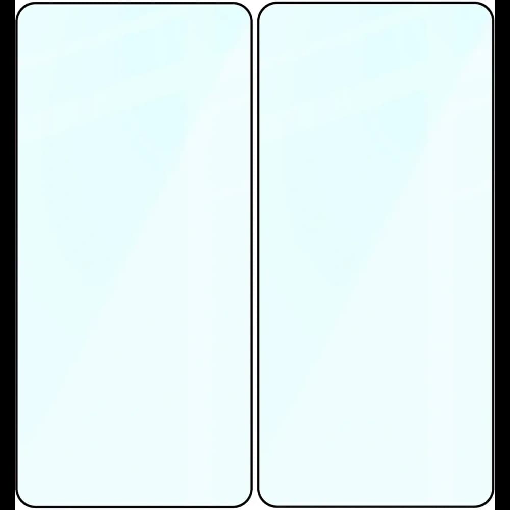 Szkło hartowane Bizon Glass Edge Duo do Samsung Galaxy S26 Ultra, czarna ramka [2 PACK] - 4